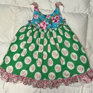 Sweet Honey fully lined floral top sz 8 EUC smoke free home